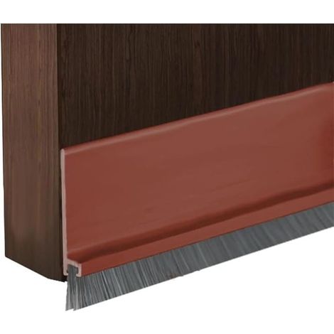 Bande d'étanchéité bas de porte 100 cm x 5 cm, anti-insectes et isolation phonique, protection contre les courants d'air (1/4)