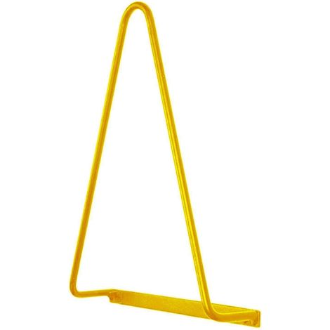 Étagère murale triangulaire pour magazines et disques vinyles, blanche-Golden (1/5)