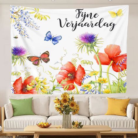Tapisserie murale tendance et élégante pour la décoration de votre chambre. 100x75cm (1/5)