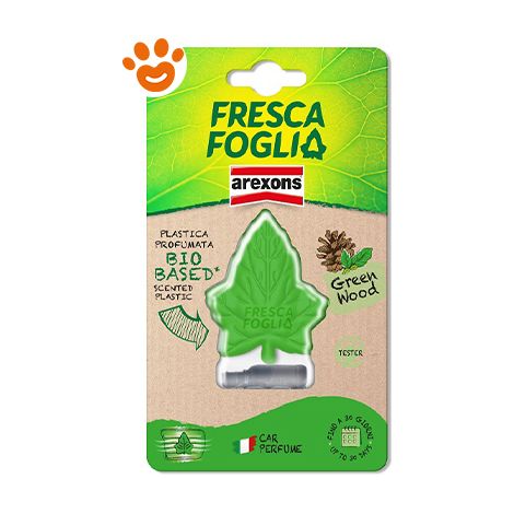 Profumatore auto Arexons 1878 FRESCA FOGLIA Verde