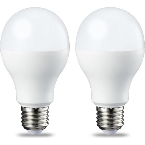 Lampadine LED con attacco a vite Edison, 15W, luce bianca fredda, non dimmerabili, confezione da due.