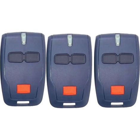 3 pcs Télécommande de porte de garage 433 MHz pour BFT Mitto 2 B RCB Rolling BFT Mitto 2 Kleio Ghibli TRC 2 (1/4)