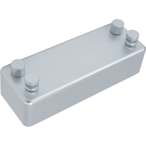 Étendoir à linge mural rétractable, double fil à linge robuste en acier inoxydable épais, pour balcon ou hôtel, 4,2 m (13,8 pi), argent