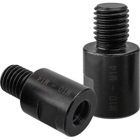 2pcs Adaptateur de Filetage Femelle M10 vers Filetage Mâle M14 pour Meuleuse d'angle Adaptateurs de Rétroviseurs Convertisseur de Filetage M10 à M14 (1/5)