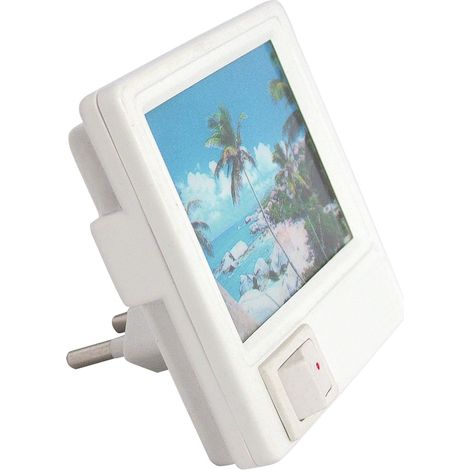Lámpara LED enchufable de 0,4 W con interruptor Simpson Ideus 02554 (1/2)