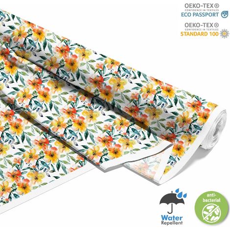 TESSUTI DECORATIVI PER ESTERNI OXFORD - Motivo Fiori I DX5673 (1/5)