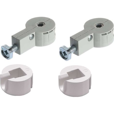 2x connecteur rapide mâle + femelle ferrure d'assemblage meuble 35mm avec vis fixation support plaquette étagère bois plan de travail comptoir cuisine salle de bain