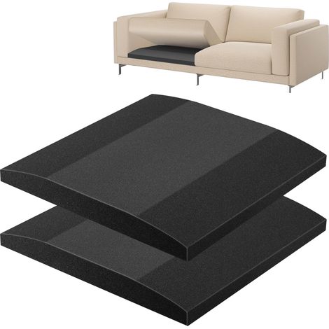Set mit 2 Sofakissen (55 x 55 cm) zur Reparatur durchgesessener Sitze – Ersatzschaumstoff für Sofas, Zweisitzer und Sessel (1/5)