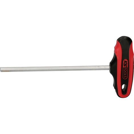 KS Tools ERGOTORQUEplus T-Griff-Innensechskant-Schlüssel, 6 mm (1/4)