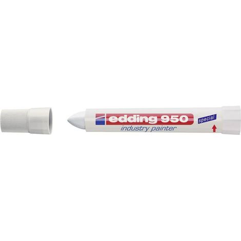 EDDING - Marqueur craie grasse blanc