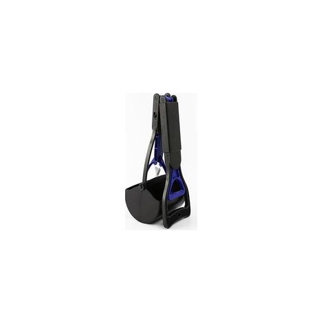 Recogedor de excrementos para perros, plegable, fabricado con material irrompible y equipado con un resorte resistente, apto para césped y caminos de grava. - Crezuo
