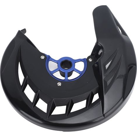Protection de disque de frein avant, diamètre d'axe de 22 mm, convient aux modèles 125-530 SX SX-F SX-F Factory Edition, matériau du noyau noir/bleu. (1/5)
