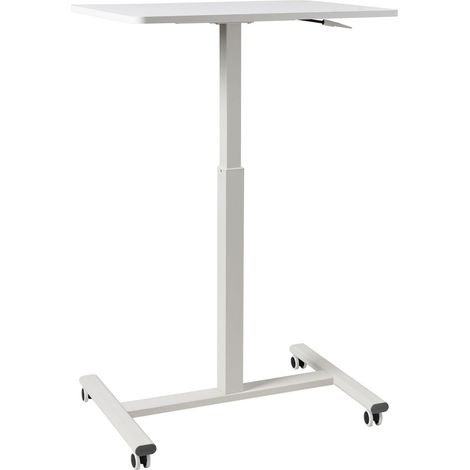 Laptoptisch manuell höhenverstellbar ACADEMIA Weiß 65 cm 48 cm (1/5)
