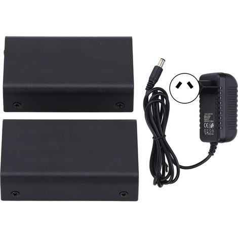 1080p-HDMI-Extender mit RJ45-Konverter für PC und TV, EDID-Kopierfunktion, 100–240-V-Netzteil, Cat6/Cat7-kompatibel