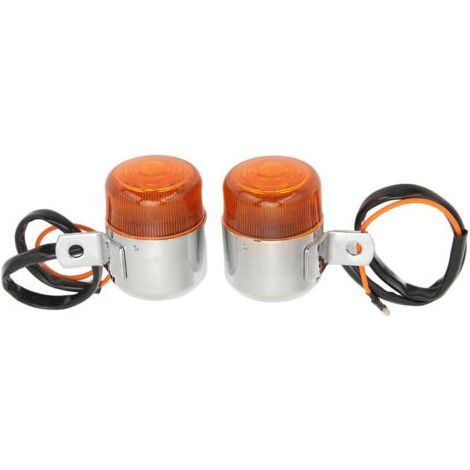 1 paire de clignotants de moto 6V, élégants et robustes, haute luminosité, indicateurs de clignotants pour Dax CF50 CF70 CT70 ST50 ST70 (1/5)