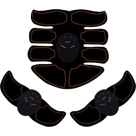 Appareil d'Électrostimulation 4 en 1 pour Abdominaux – Câble Électrode à Broches 2,5 mm, Angle Droit, Renforcement Musculaire et Fitness à Domicile (1/5)