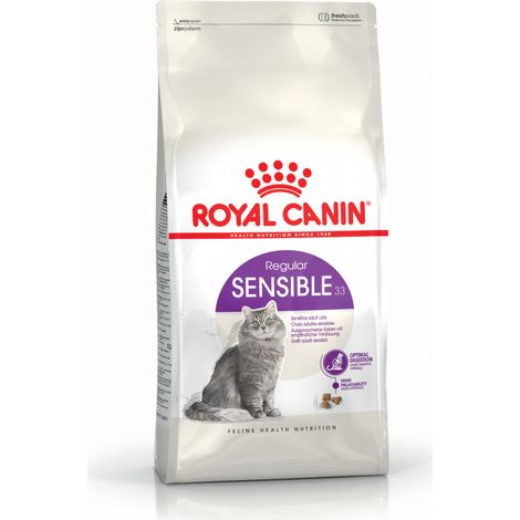 Alimento seco para gatos Royal Canin FHN Sensible33 de 4 kg