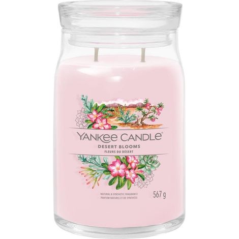 Yankee Candle Fleurs du désert Kerze Rosa 9,3 cm