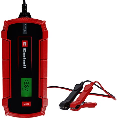 Einhell Batterie-Ladegerät CE-BC 10 M (intelligentes Batterieladegerät mit Mikroprozessorsteuerung für verschiedenste Batterietypen, u.a. Kfz/Krad, max. 10 Ampere Ladestrom) (1/5)