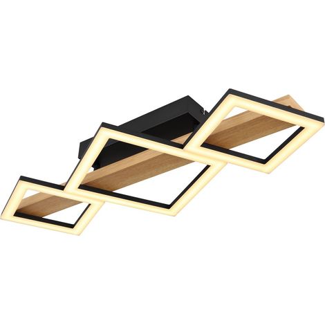 Globo - deckenleuchte - Dustin - schwarz - metall - LED - 67288D1 (1/5)