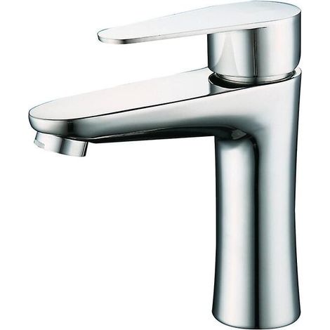 YMYNY Badezimmerarmatur aus Edelstahl, für heißes und kaltes Wasser, 155 x 105 mm (1/4)