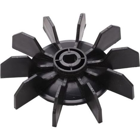 Ahlsen Roue de ventilateur moteur électrique, petit compresseur d'air pale de ventilateur accessoires pour Direct on Line Moteur compresseur d'air comprimé 14 mm Arbre 135 mm Diamètre extérieur (1/5)