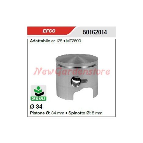 Pistone segmenti spinotto EFCO motosega 125 MT2600 50162014