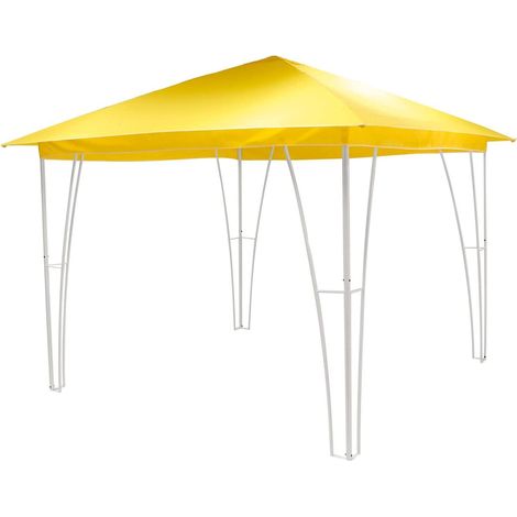 Gazebo da giardino in acciaio Sun Flower cm 300x300x260 h