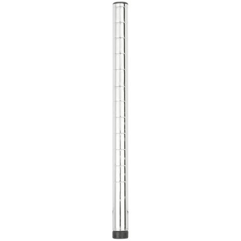 MONTANTE TUBOLARE 35CM D.25MM CROMATO (1/3)