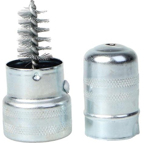 Outil de nettoyage des bornes de batterie argentée pour véhicules automobiles, brosse en acier inoxydable (1/5)