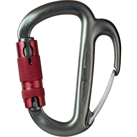 MOSQUETON FREINO Z CON GANCHO ALUMINIO TWIST-LOCK 25 Kn EN362 FS