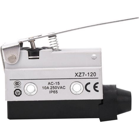Micro Limit Switch XZ7-120 SPDT 10A 250VAC avec levier articulé et protection IP65 (1/5)