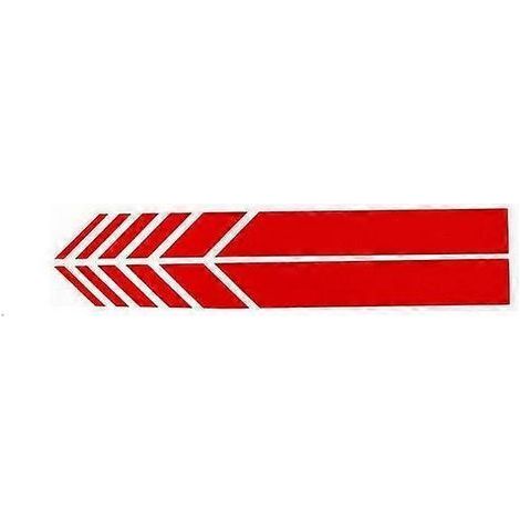 jeu d'autocollants de voiture à rayures colorées tendance, résistants à la décoloration, pour rétroviseurs latéraux et arrière, style course, universels.