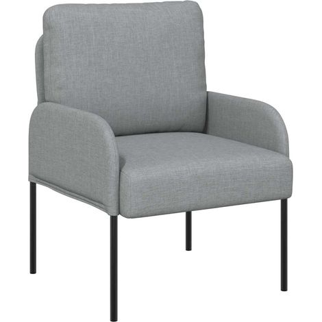 Maison Exclusive - Divani con cuscino 55cm Grigio chiaro Legno compensato
