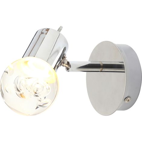 Litecraft Ayston Spotlight Bathroom Wall or Ceiling 5 Watt LED - Polished Chrome (1/5)