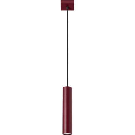 Pendelleuchten Lagos burgund 1xGU10 8cm Stahl Sollux (1/5)