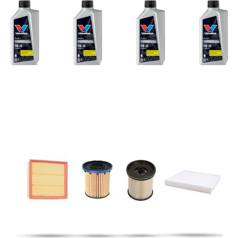 Kit tagliando 4 FILTRI e 4L OLIO compatibile con Opel Astra K 1.5 77kw Dal 2019 (1/5)