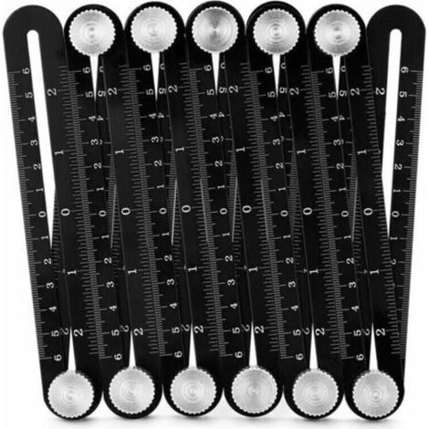 12 Fold En Alliage D'Aluminium Regle Multi Angle De Mesure Rulers Carreaux De Ceramique Ouverture Outils,de DEBUNS