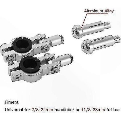 Motorrad-Lenkerschutz 22 mm 28 mm, bruchfester Handschutz für YZ, YZF, WR, WRF, TTR 125, 250, 400, 450 Modelle, robuste Schutzscheibe, universeller Montagesatz. (1/4)