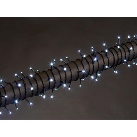 STELLA LED - 40 m - 600 lampade bianche - filo verde - 24 V (1/4)