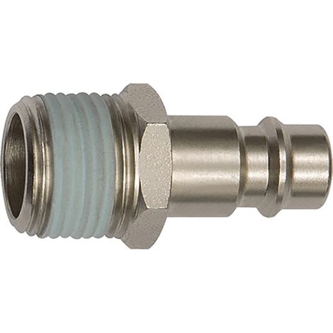 Riegler Nippel für NW 7,2 - NW 7,8, Stahl, R 3/8 AG, Gewindebeschichtung