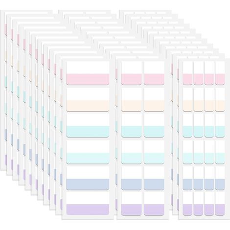 420 Pièce Onglets D'Index, Marque Page Adhesives, Feuilles Notes Autocollantes, Adhésives Marqueurs de Page Inscriptibles, Sticky Tabs pour Convient aux Bureaux Documents Livres Agendas Dossiers (1/5)