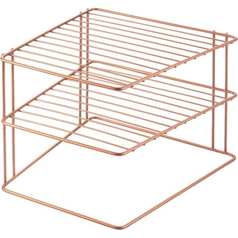 Metaltex Palio Copper - Mensola angolare a 3 piani - (362402) (1/4)