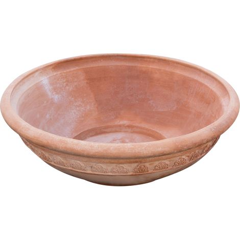 Terracotta bowl 100% Made in Italy Handmade L103XPR103XH35 CM (1/5)