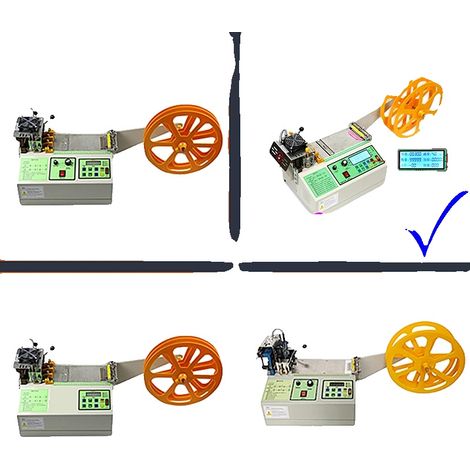 Machine de découpe de ruban en tissu, écran LCD, température réglable, LY988 grand écran (1/2)