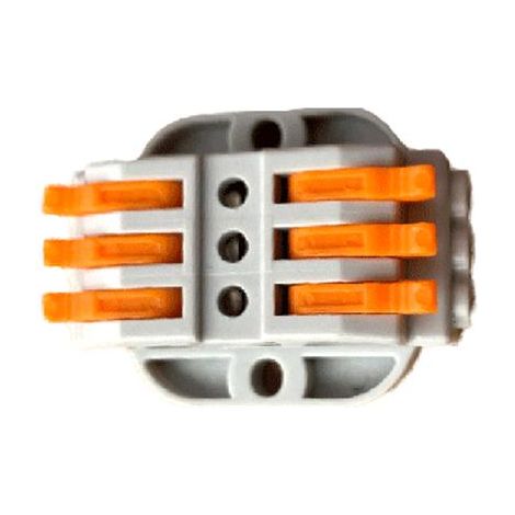 MORSETTIERA 3 INPUT / 3 OUTPUT 4MM