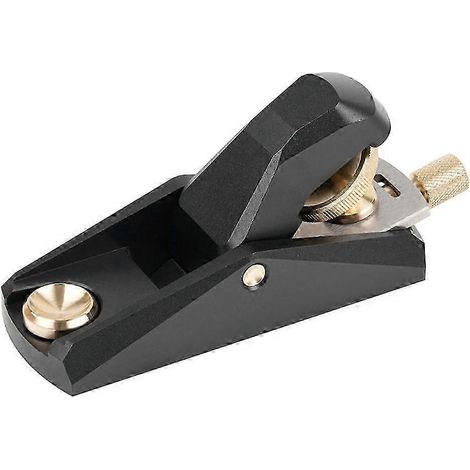 Mini-Handhobel für Holzbearbeitung, Heimwerkerwerkzeug, Europäischer Flachhobel, Unterkantenhobel, Schwarz (Schwarz)-JXLGV (1/5)