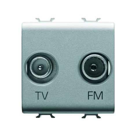 PRISE TV+FM 2M TITANE GEWISS GW14381