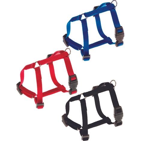 Pettorine nylon champion p per cani - taglia s colore rosso