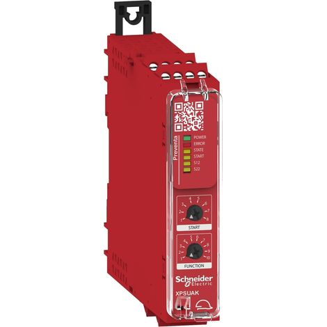 Modulo sicurezza Cat.4 caratt. XPSUAF +  PNP/NPN, tapp. sicur. 48-230V m.vite - XPSUAK32AP